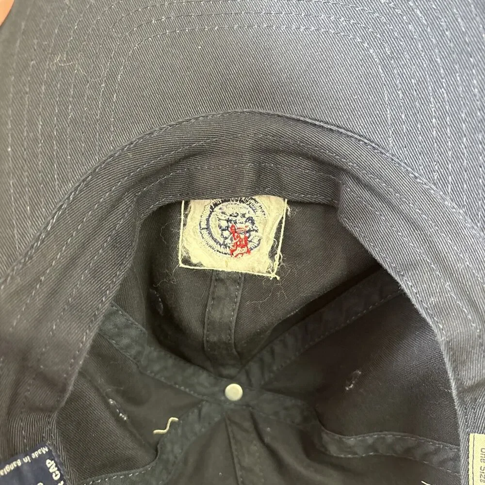 VTG Columbus Clippers‎ Snapback Hat Cap Minor League Baseball MLB Navy Patch